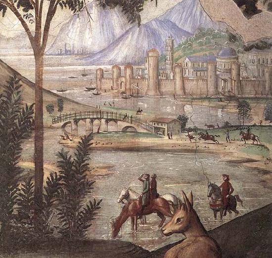 GHIRLANDAIO, Domenico Detail of Stigmata of St Francis Germany oil painting art